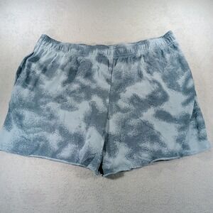 Unbranded Mens Camo Shorts‎ Blue XL Elastic Waist Drawstring